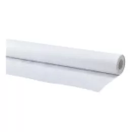 Nappe  50x1.20m blanche Gauffrée papier ok-comp  (11B00) (11B00)